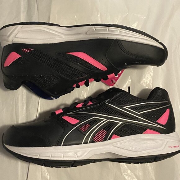 Reebok Women's Black DMX Max Stride RS 2.0 Shoes Size 8 us AQ9039 - Picture 3 of 5